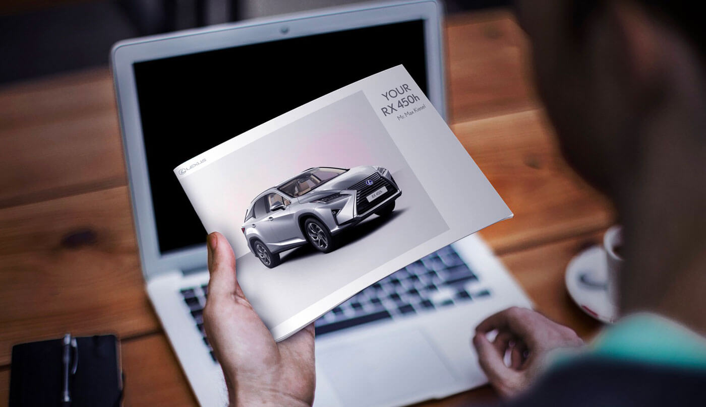 One week after the retail visit, send an individualized, premium brochure
